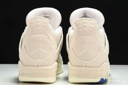 Blank Jordan 4 Canvas Retro 1001